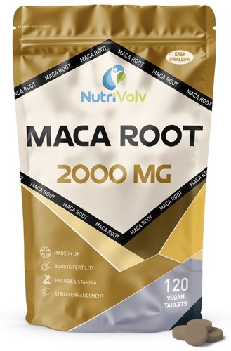 Maca root supplement tablets - maca,