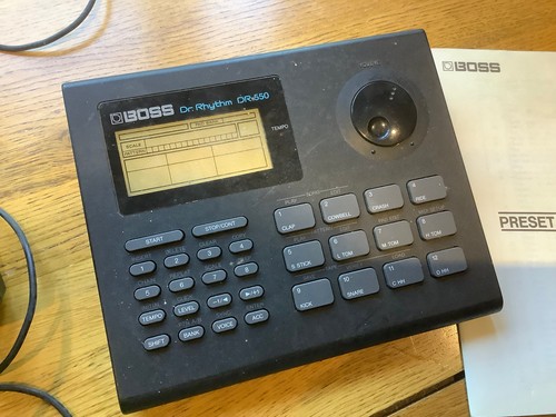 Boss 550 drum machine - boss,