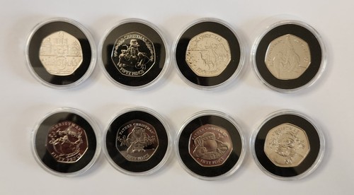 Gibraltar christmas 50p - 8, coin