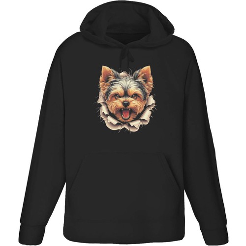 Angry yorkshire terrier - 'angry,