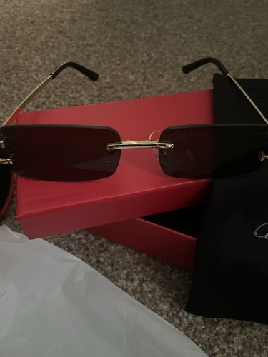 Cartier rimless sunglasses - rimless,