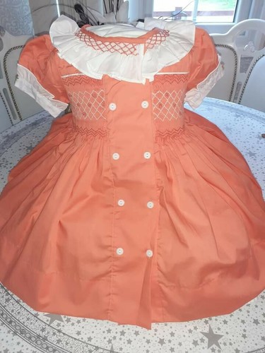 Girls smocked dress - smocked,