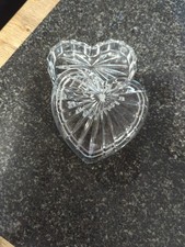 Galway Crystal Heart Trinket
