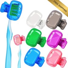 1-10Pcs Toothbrush Head Covers Protector Cap Travel Portable Brush Pod Case UK