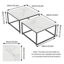 Square Real Marble Large