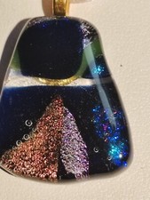 Handmade Fused Glass Necklace