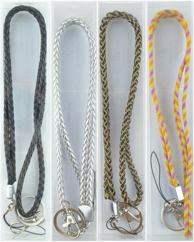 Multi color braided - braided, leather