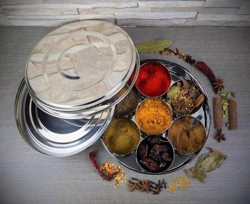 Authentic indian spice tin - authentic,