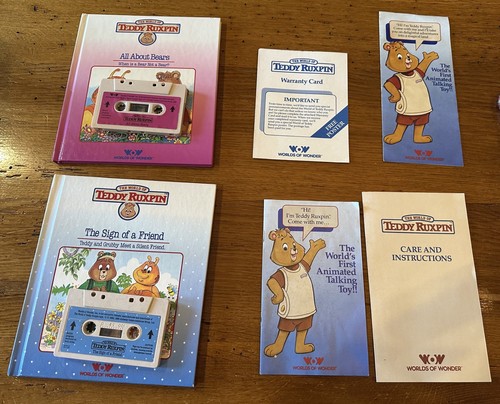 Teddy ruxpin books and - ruxpin,