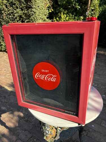 Husky red coca cola glass - husky,