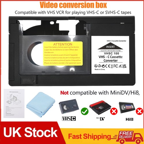 Vhs cassette adapter - vhs, to