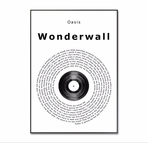 Oasis poster wonderwall - poster,,