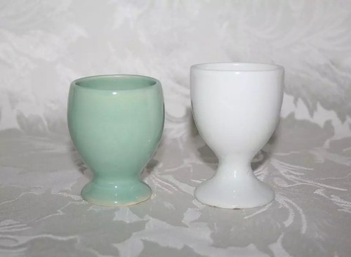 Pair vintage green - green, white