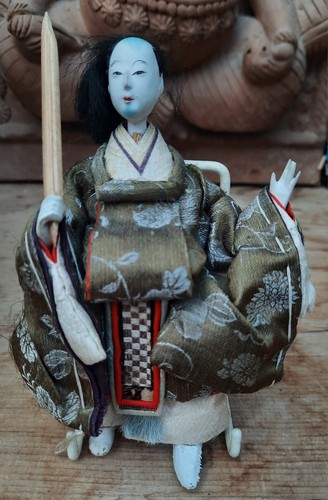 Antique japanese doll - antique, musha