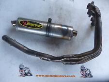Suzuki GSXR 600 750 SRAD Full Akrapovic Race Exhaust System With Oval Can