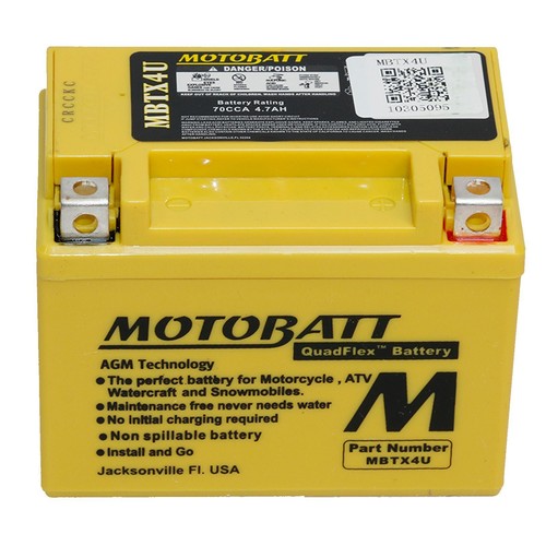 Motobatt mbtx4u agm - motobatt, gel