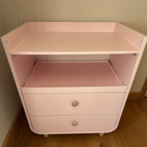 Ikea pink wooden baby changing - ikea,