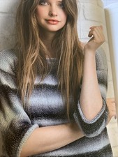 Knitting Pattern Ladies Jumper In Style craft Cabaret Self Pattern Yarn Dk