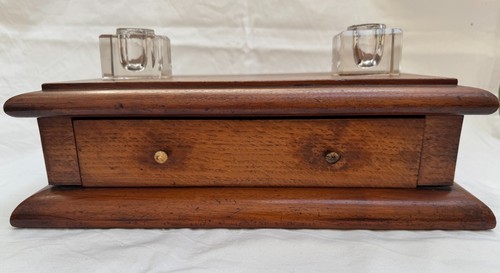 Antique mahogany desk - box, with