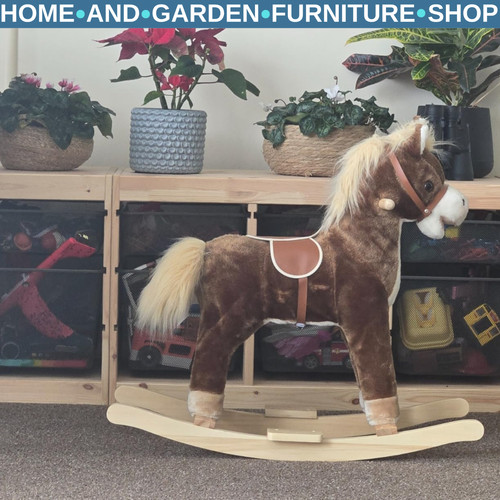 Kids rocking horse wooden base - kids,