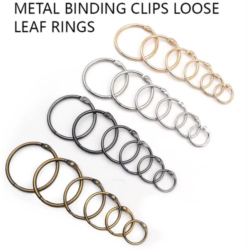 Binding clips loose leaf rings - loose,