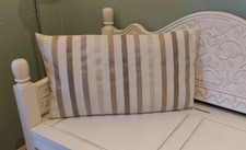 HANDMADE cushion cover Use Laura Ashley Arlo stripe natural  Fabric