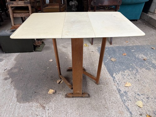 1950s drop leaf table - drop, dining