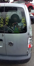 VW CADDY MK3 2015 REAR LOADING DOOR O/S DRIVER SIDE IN SILVER
