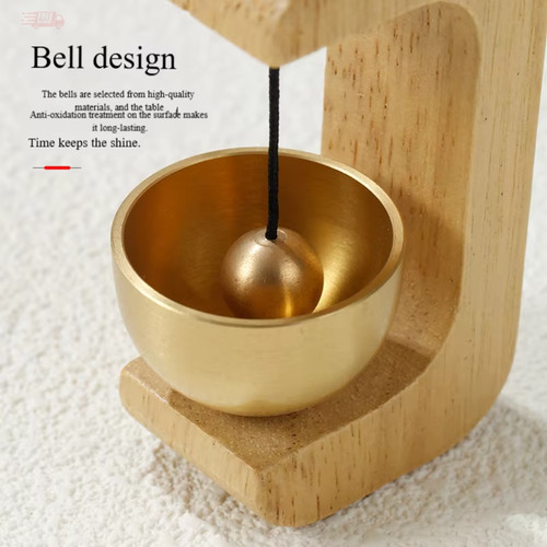 Wooden doorbell wind - chime, –