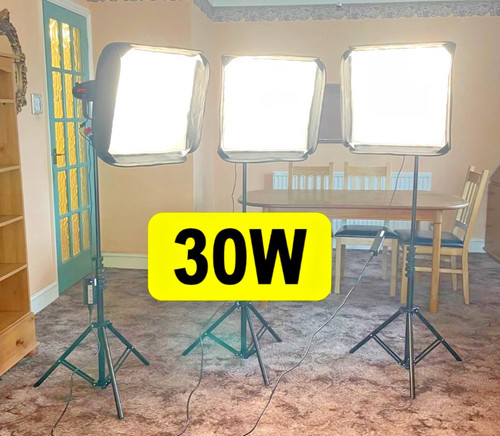 Led lighting kit 3x30w - lighting,