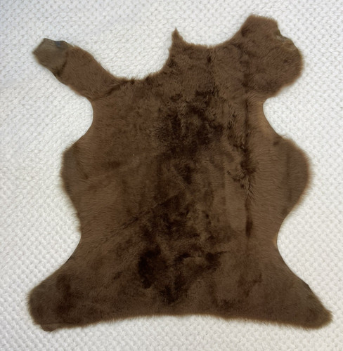 Genuine sheepskin rug brown - rug, 18