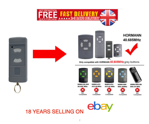 Hormann garage door remote - hormann,