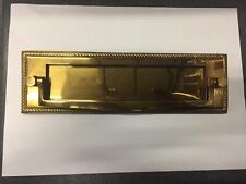 Vintage brass letter box/plate