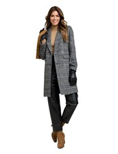 Ladies Two Button Wool Look