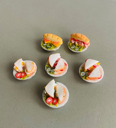 Dolls house miniature food - house,