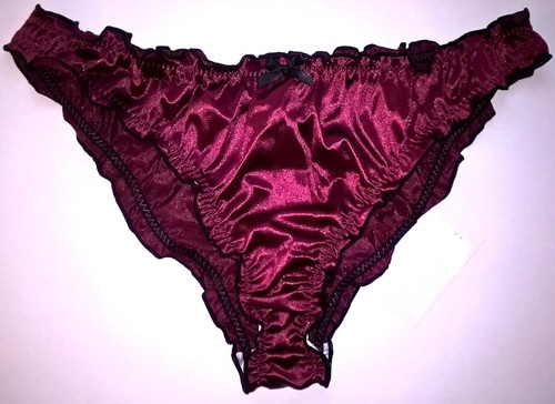 Sexy burgundy shiny - burgundy, satin
