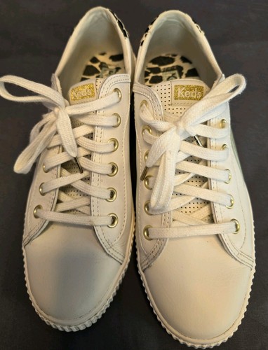 Keds crew kick cream leopard - crew,