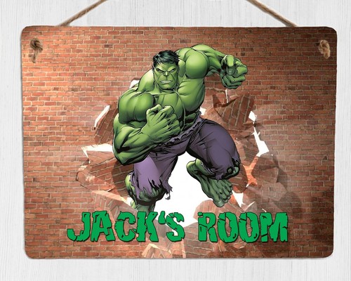Personalised marvel hulk - marvel, door