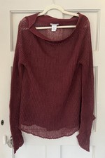 Sarah Pacini Burgundy Linen