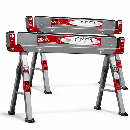 Folding saw horse work - folding,