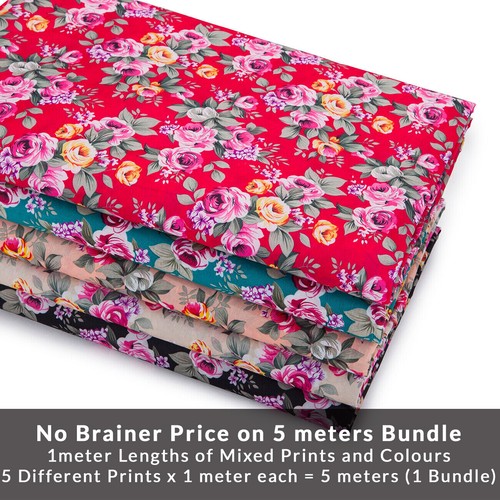 Floral fabric rose - floral,