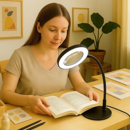 10x magnifying glass with - 10x,