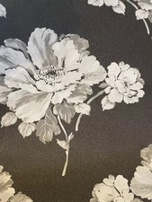 Laura Ashley Hermione Charcoal Wallpaper