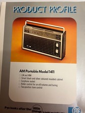 PYE 1411 AM PORTABLE RADIO