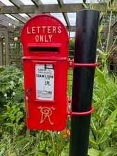 Extremely  Rare Victorian  Post Office Hovis  Post Box Genuine , Royal Mail Pole