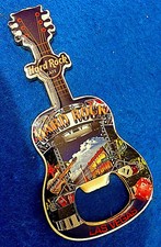 LAS VEGAS CAFE CONCERT STAGE DRUM BOTTLE OPENER MAGNET GUITAR V12 Hard Rock Cafe