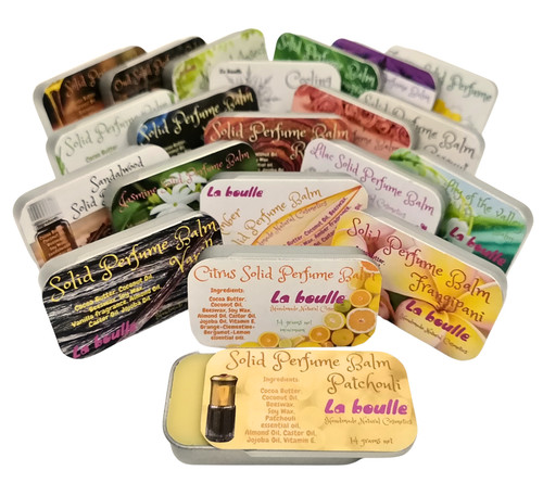 Solid perfume balms - solid, handmade