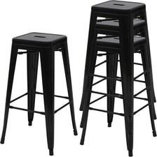 4X MATTE BLACK Stack able