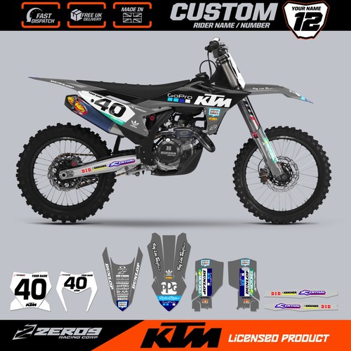 Ktm motocross graphics - ktm, custom