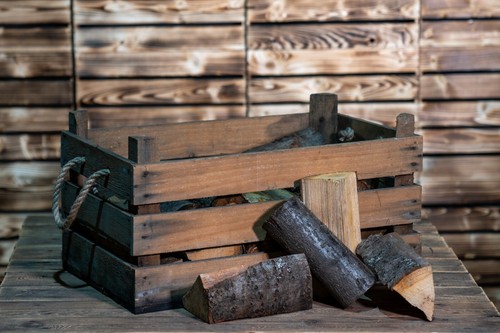 Log basket fire - /, storage